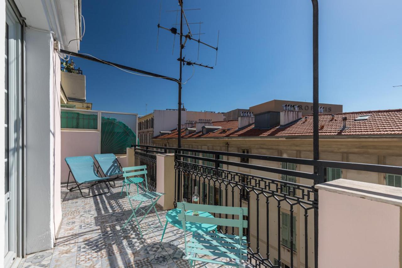 Squared Head-Apartment With Terrace In Nizza Kültér fotó