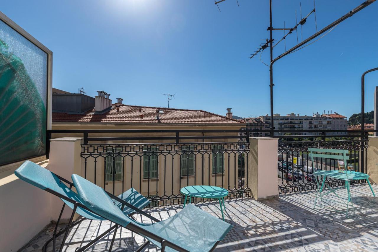 Squared Head-Apartment With Terrace In Nizza Kültér fotó